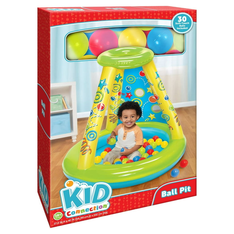 Kid Connection 37.5 Ball Pit with 30 Soft Touch Balls Included Walmart
