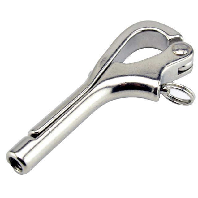 Advancent Grillete de gancho de acero inoxidable para barco, ganchos de liberación rápida, pasamanos, cadena portátil resistente a la Ropa Deportiva, Zapatos Pequeña
