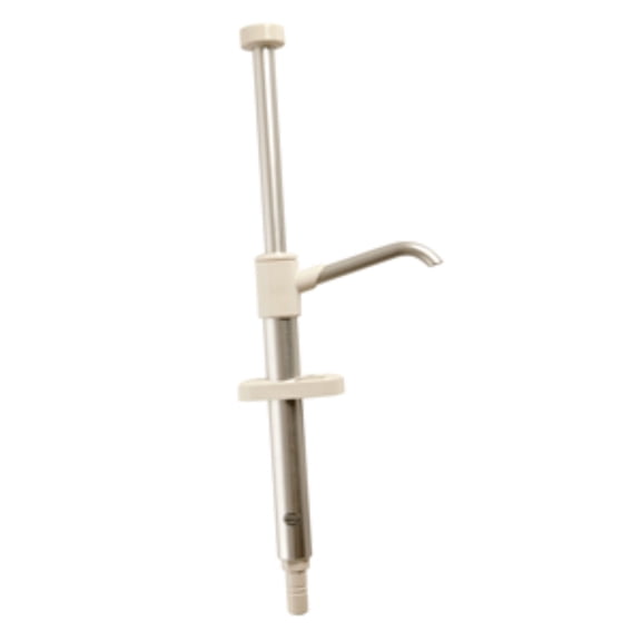 10" Beige and Metallic Gray Whale V Pump Self Priming Hand Operated Manual Galley Pump