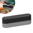 thumbnail image 1 of 4-in-1 Household Knife Sharpener Multifunctional Kitchen Knife Scissors Sharpening Tool Portable Camping Sharpener with Dust Cover for Knives Scissors Camping, 1 of 9