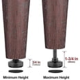 thumbnail image 2 of 8pcs Furniture Levelers Heavy Duty Furniture Leveling Feet Adjustable Leg Levelers For Cabinets Tab, 2 of 5