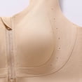 thumbnail image 6 of Zylarhe Bras for Women, Wirefree Bras For Support Lift And Side Coverage Comfortable Seamless T Shirt Bra With Breathable Scrappy Bra Beige L, 6 of 9
