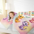 thumbnail image 4 of Manfei Cute Dragon 2pcs Bedding Comforter Set for Teens Kids Children,Kawaii Animal Twin Comforter Sets,Abstract Gradient Breathable Bedding Set,Breathable Home Decor,Reversible, 4 of 8
