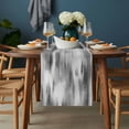 thumbnail image 2 of Grey Ombre Table Runner - 120 Inch Long, Kitchen Dining Table Runner Dresser Scarves, Vintage Simple Abstract Gradient Mottled Farmhouse Decor for Coffee Tables Wedding Party Banquet, 2 of 8