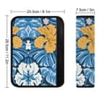 thumbnail image 6 of WYYP Flowers Leaves Pattern Car Seat Belt Cover Soft Comfort Pads 2Pcs, 6 of 6