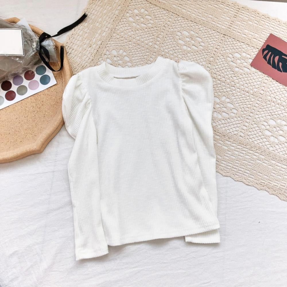 Keimprove Kids Girls Shirts Long Sleeve Tops Cotton Children's Thermal