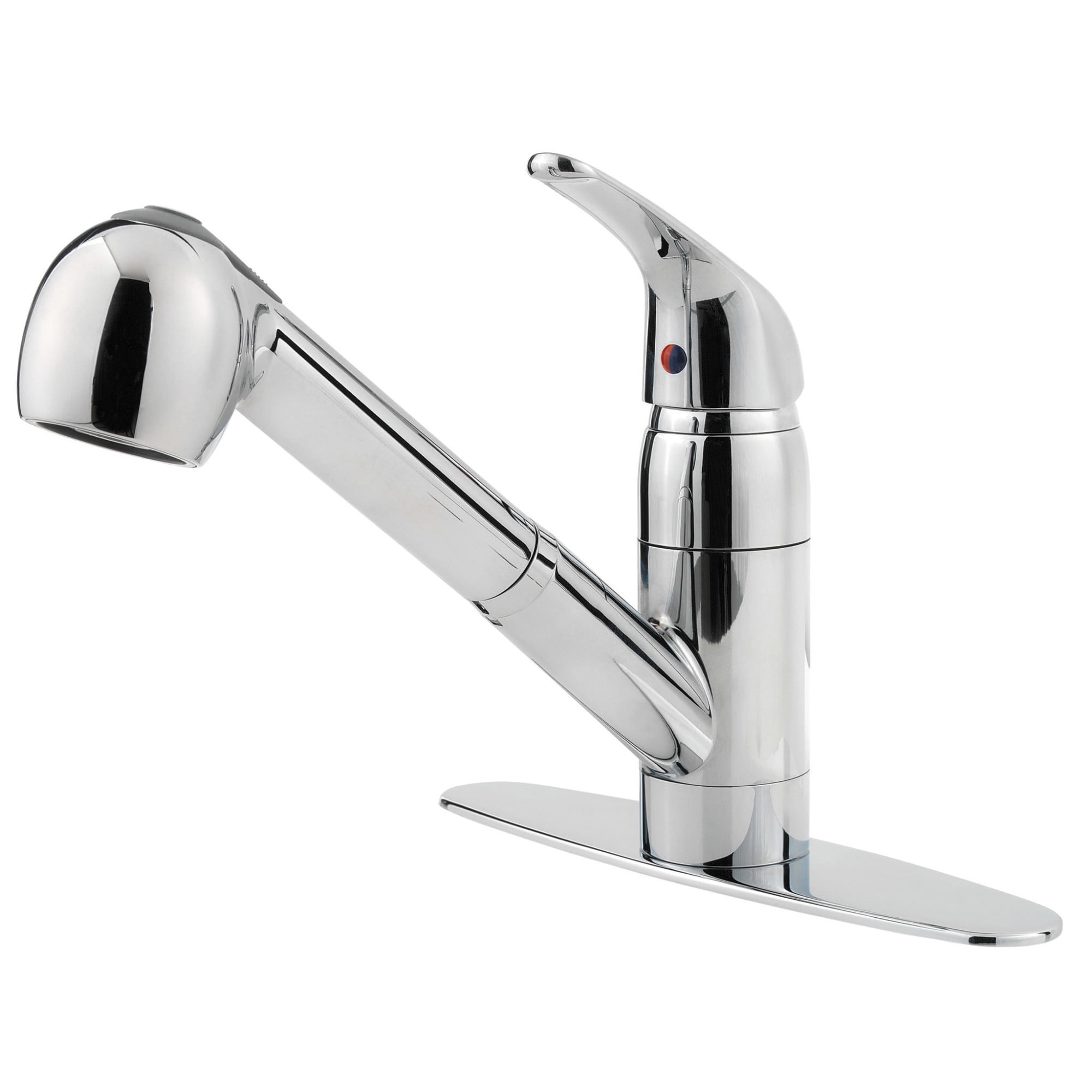 Pfister Pfirst Series 1-Handle Pull-Out Kitchen Faucet in Stainless Steel