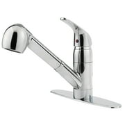 Pfister Pfirst Series 1-Handle Pull-Out Kitchen Faucet in White