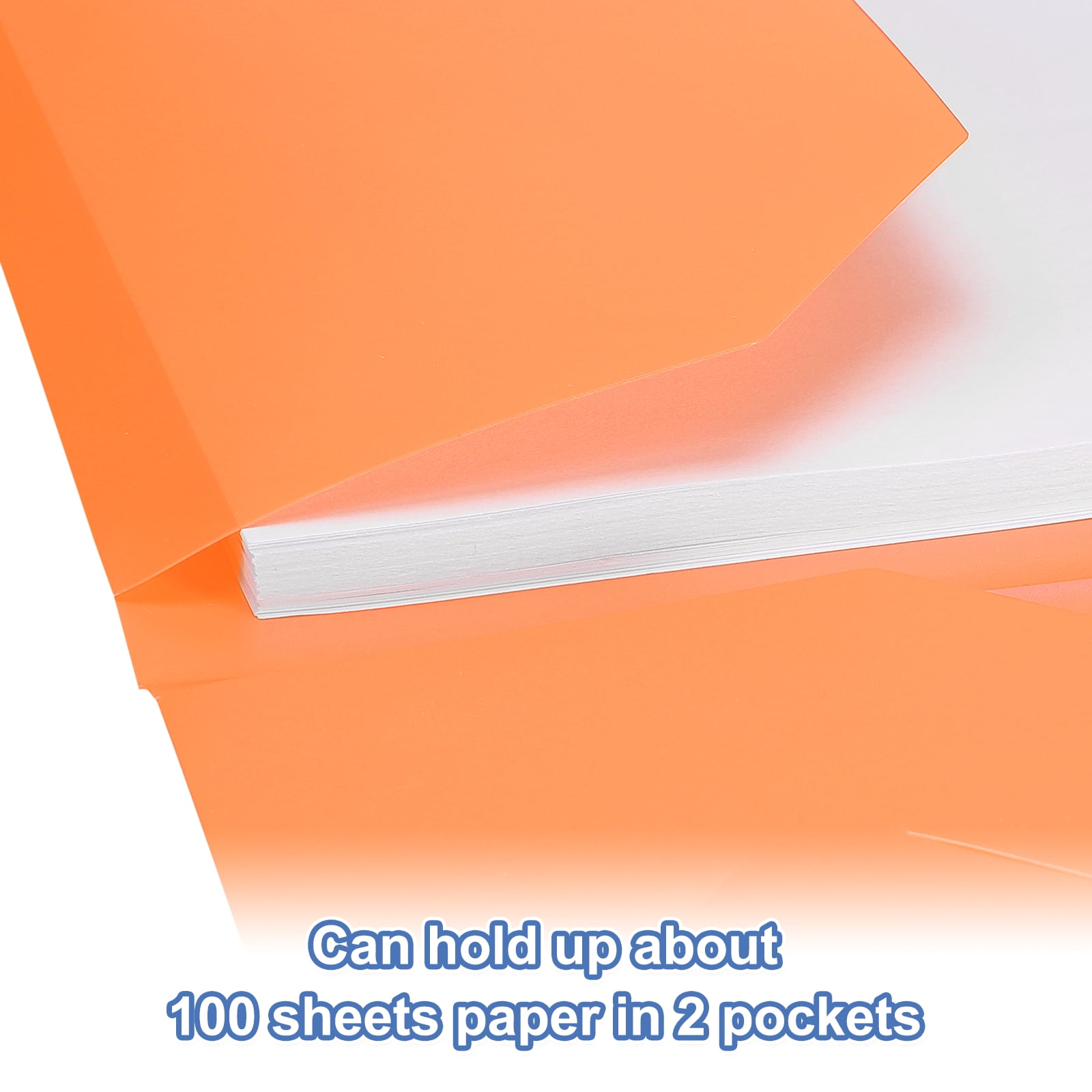Purple Plastic Folders with Pockets, 50 Pack Plastic Pocket Folders Two Pocket Letter Size Heavy Duty for Office Business Card Holder, 9.3x11.4inch
