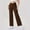 Brown, variant on ZZwxWA High Waist Yoga Pants Women Crossover Belly Control Pants Solid Color Straight Leg Workout Pants Dressy Casual Pants with Pockets