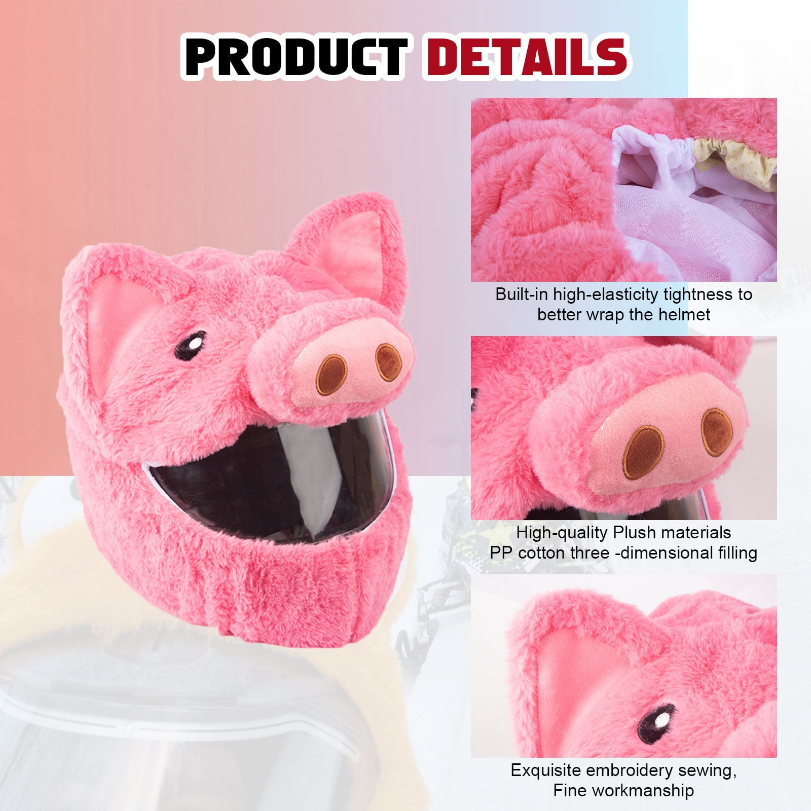 x xotic tech Full Face Motorcycle Helmet Cover Stuffed Animal