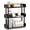 3-Tier, variant on Favory 3-Tier Bookshelf, Freestanding Black Bookcase with Anti-Tipping Kit, Open Storage Organizer, Standing Display Rack Shelving Unit, 3 Shelf Bookcase for Living Room Bedroom Study