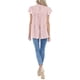 thumbnail image 5 of Qarigey Nlife - Camiseta de manga corta con cuello y volantes de leopardo para mujer Prendas para la parte del cuerpo rosado S, 5 of 6