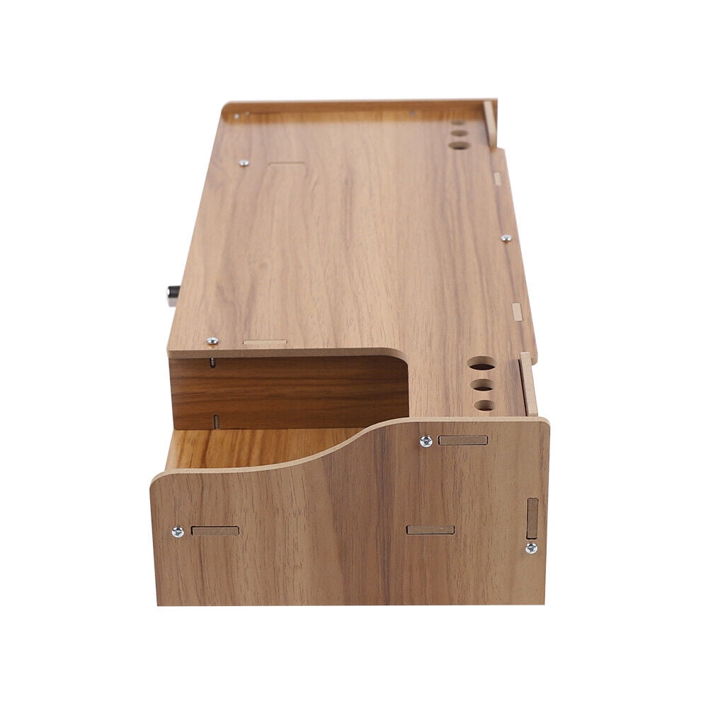 Wood Desk Organizer Monitor Riser with Drawer Computer Laptop PC Stand Desk Rack,18.8" X7.87" X4.13"