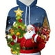 thumbnail image 2 of Sudadera con capucha divertida para hombre, con estampado 3D, temática navideña, con cordón, ropa deportiva, camisetas de manga larga, ropa informal para hombre, 2 of 4