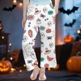 thumbnail image 2 of JAJAHO Girls Pajamas Pants Halloween Straight Leg Casual Sleepwear Long Pants For Kids 3-14Y, 2 of 4