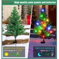 thumbnail image 2 of Árbol de Navidad solar para decoración exterior Ostritec, impermeable, 2 of 8