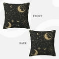 thumbnail image 3 of ZICANCN Stars Magic Space Galaxy Throw Pillow Covers, Bed Couch Sofa Knit Decorative Pillow Covers for Living Room Farmhouse, 16"x16", 3 of 8
