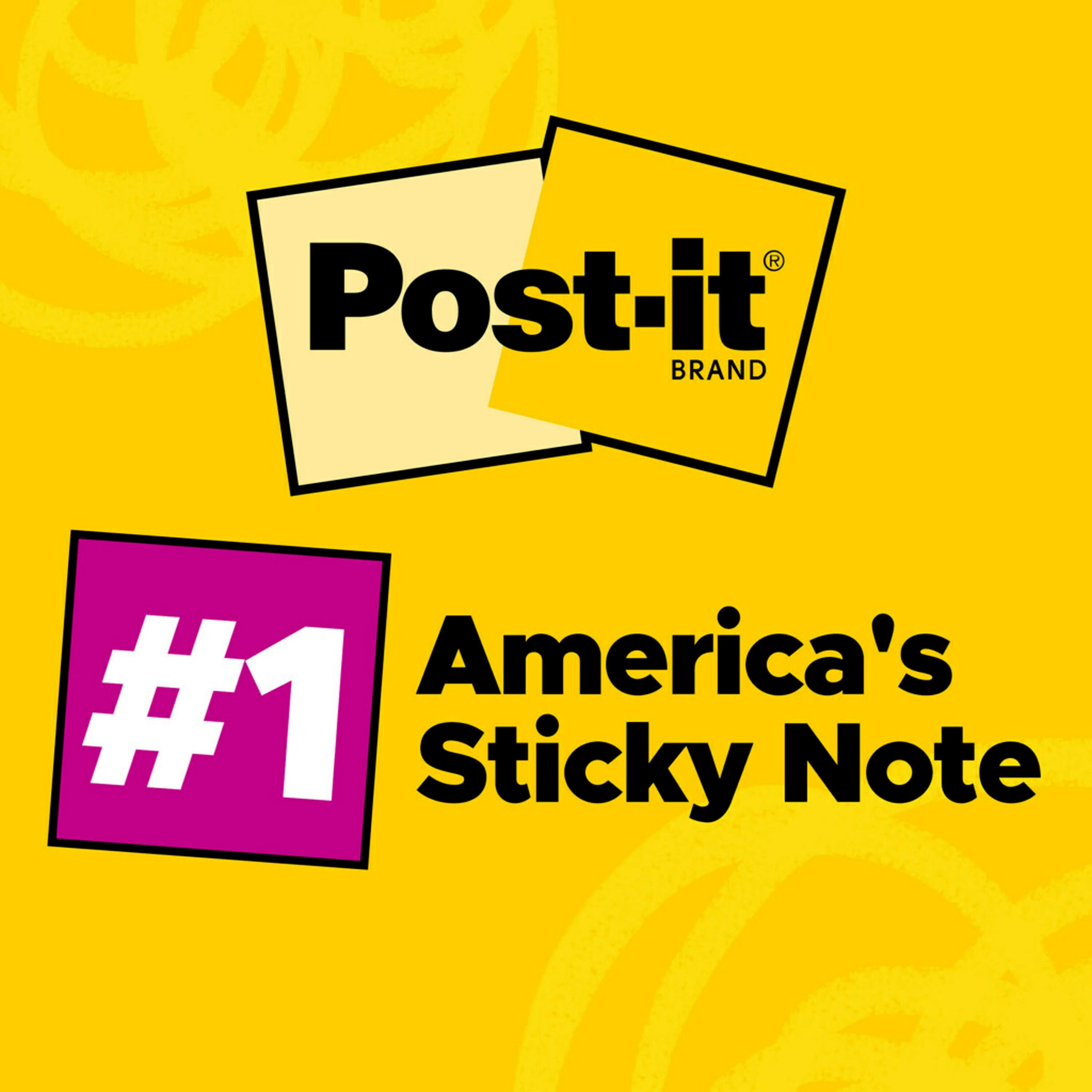 Post-it® Notes, 4 in. x 6 in., Canary Yellow, Lined, 5 Pads/Pack - image 4 of 11