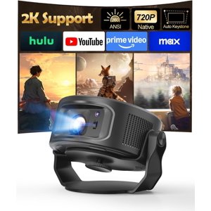 Smart Projector Mini Projector with WiFi and Bluetooth HY300GT