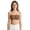 Coffee, variant on Girls Bandeau Bra Anti-Slip,Training Bras Dance Tube Top with Adjustable Clear Straps 6-14Y