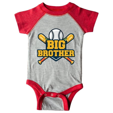 

Inktastic Big Brother Baseball Gift Baby Boy Bodysuit