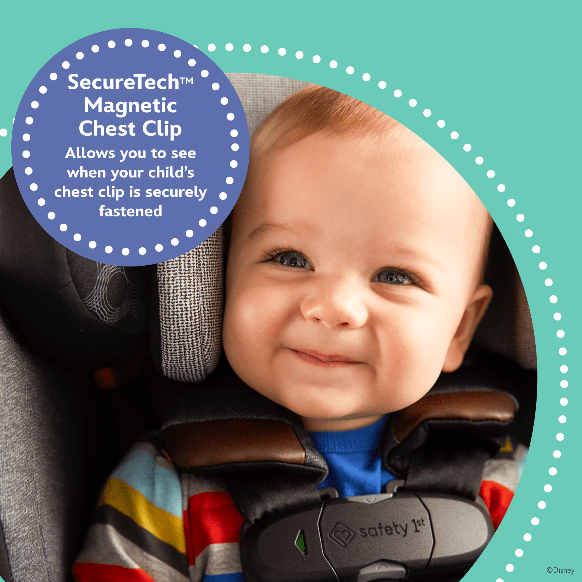 Disney Baby EverSlim 4-in-1 Convertible Car Seat