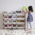 thumbnail image 5 of Humble Crew Journey Supersized Toy Storage Organizer with 16 Plastic Storage Bins, Natural/White, 5 of 8