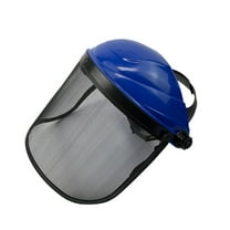 Protective Headgear With Hard Hat And Wire Mesh Face Shield For Grass Cutting Hedge Mowing And Other Outdoor Work, Durable Material, Safety Protection Against Splashes And