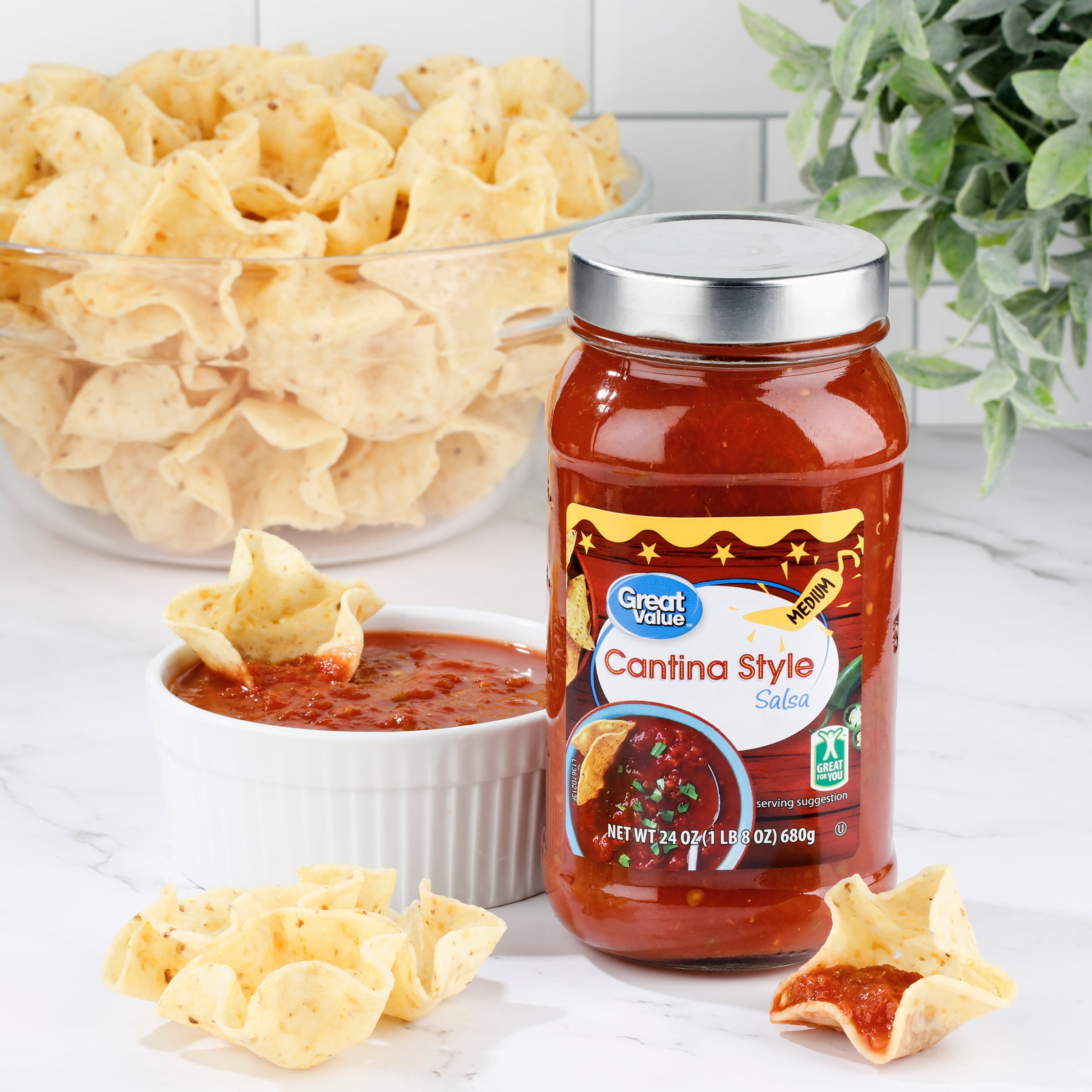 Great Value Medium Cantina Style Salsa, 24 oz