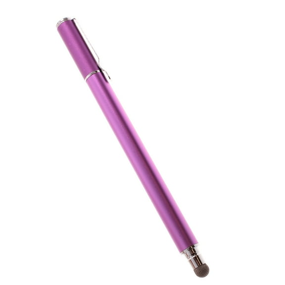 Touch Screen Pen Purple Stylus for iPhone 15/Pro/Max/Plus - Fiber Tip Aluminum Lightweight