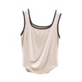 thumbnail image 4 of QUNYINEY Solid Tank Top for Women Square Neck Casual Camisole Sleeveless Tops Soft Summer Loose Tank Tops, 4 of 5