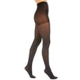 thumbnail image 3 of Women's DKNY Hosiery DYF066 2 Tone Leopard Pattern Tight (Charcoal Grey S), 3 of 3