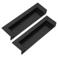 thumbnail image 3 of IFANLANDOR 2 Pcs Poignée de Porte Encastrée en Alliage de Zinc pour Décorateurs d'Intérieur Distance de Trou 96Mm, 3 of 8