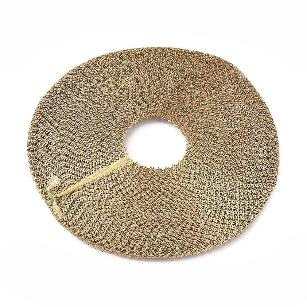 50ms Copper Craft Wire Gallery Wire Bezel Strip Wire For Cabochons Jewelry Making Supplies Raw(Unplated) 1.7~3.6x0.3mm Brown