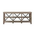 Evelyn&Zoe Modern Farmhouse Geometric TV Stand for TVs up to 65