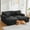 Black 0B, variant on Living Room Sofas 61.6" Pull Out Sofa Bed Modern Chenille Convertible Loveseat Sofa with Adjsutable Backrest, 2 Pillows, Cup Holders, USB Ports for Living Room, Apartment (Old SKU:WF307725AAE), Gray,