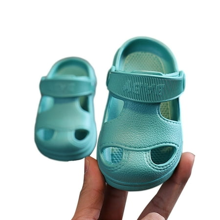 

1-3 Y New Baby Hole Shoes Children Non -Slip Soft Floor Old Boys Girl Beach Sandals Cute In Style Perfect For Summer Accessories
