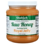 Stakich Royal Jelly Enriched Raw Honey, 5 Pound - Walmart.com