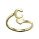thumbnail image 2 of Xihbxyly Anillos de Moda, Anillo Abierto Ajustable de Acero Inoxidable, Diseño Moderno de Letras Inglesas, Joya Llamativa, Regalo para Banquetes de Boda, Accesorio Elegante para Niñas., 2 of 2