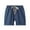 Dark Blue, variant on YTDSCS Boys Girls Summer Shorts for Toddler Kids,2-13Y Youth Cotton Short Pants Little Big Boys Girls Casual Solid Color Elastic Ace-Up Beach Pants with Pockets