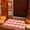 Orange, variant on Buffalo Plaid Outdoor Rug,15.7x23.6in Checkered Front Door Mat,Non Slip Absorbent Entryway Rug Doormat Indoor,Washable Outdoor Rugs for Layered Door Mats Front Porch/Farmhouse Black and Red