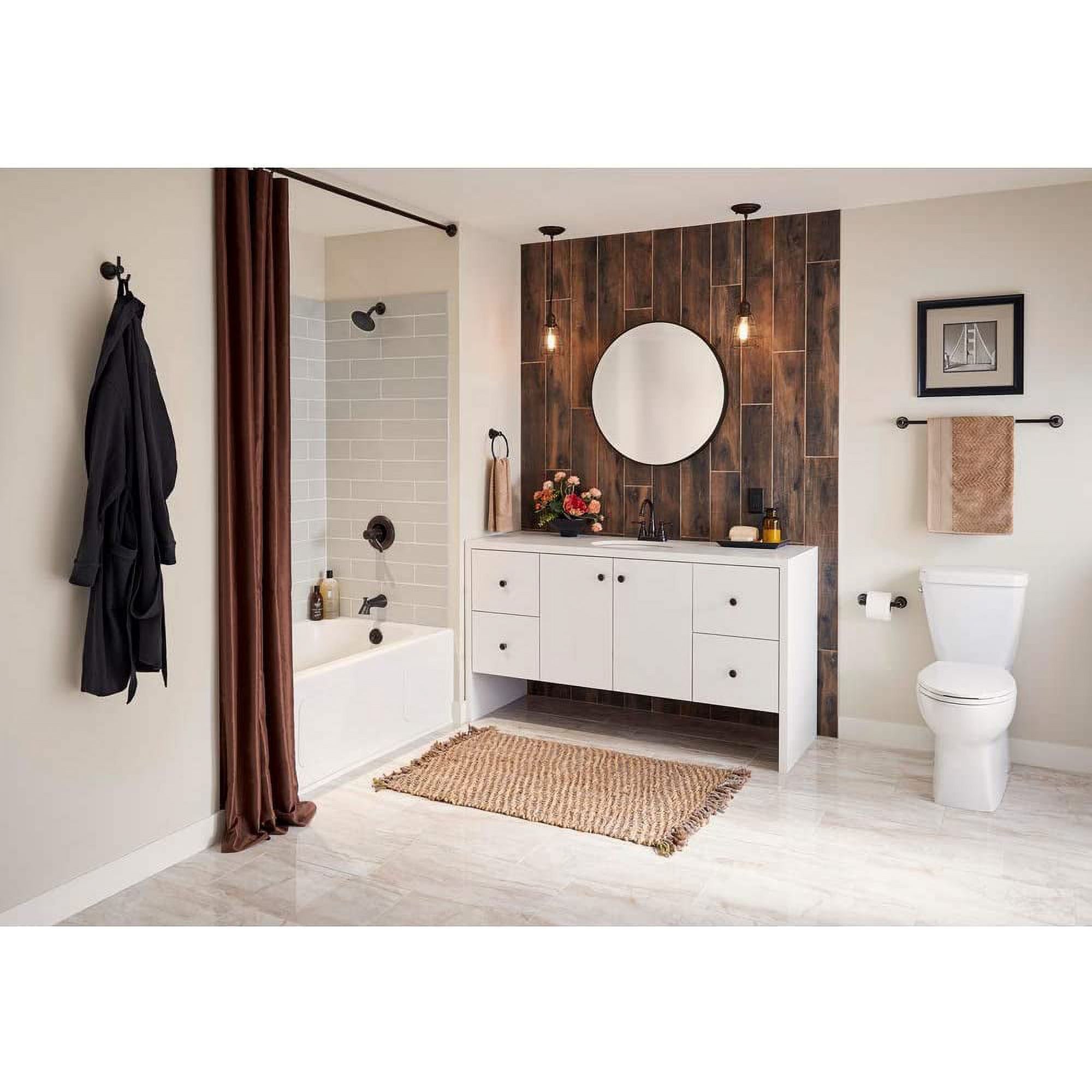 Franklin Brass Kinla Towel Ring Oil Rubbed Bronze Bathroom Accessories KIN46 ORB 1 6.38 x 2.36 x 7.24 Inches Walmart