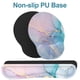 thumbnail image 4 of Mouse Pad y Reposa Muñecas para Teclado G JGOO Ergonómico Rosa Azul, 4 of 8