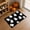 Black Ghost, variant on Halloween Door Mat, Halloween Decorations Outdoor Doormat Cute Ghost Non Slip Quick Dry Welcome Rug for Holiday Porch Home Decor