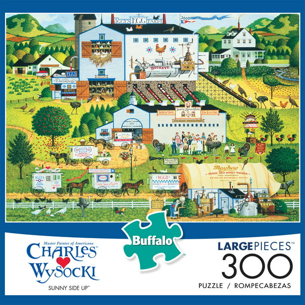 Buffalo Games Charles Wysocki Sunny Side Up 300 Pieces Jigsaw Puzzle