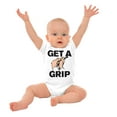 thumbnail image 3 of Get a Grip Golfing Golfer Joke Funny Romper Boys or Girls Infant Baby Brisco Brands 12M, 3 of 7