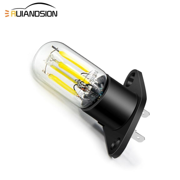Ruiandsion T170 Microwave LED Bulb,110-130V 2W 6000K Natural Light Replacement Bulb,Integrated Bulb and Base Design,1-Pack
