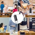 thumbnail image 3 of KharWette Portable Manual Coffee Grinder Conical Burr for Espresso French Press Pour Over Double Bearing Externally Adjustable Ceramic Burrs Capacity 25g, 3 of 8