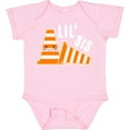 thumbnail image 3 of Inktastic Lil Sis with Construction Cones Girls Baby Bodysuit, 3 of 5